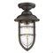 Homeroots 18.5 x 10 x 10 in. Dylan 3-Light Oil-Rubbed Bronze Hanging Lantern 397961 - alternate 7